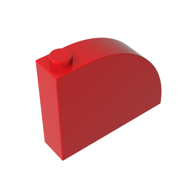 Gobricks,Brick Curved 1 x 4 x 3,65734