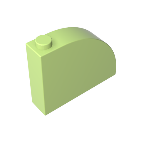 Gobricks,Brick Curved 1 x 4 x 3,65734