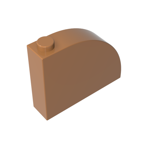 Gobricks,Brick Curved 1 x 4 x 3,65734