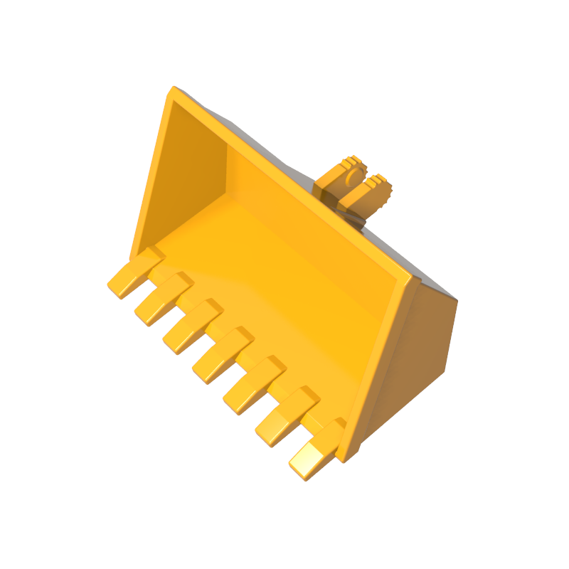 Gobricks,Construction Vehicle Bucket 7 Teeth 3 x 6 with Locking 2 Finger Hinge,30394