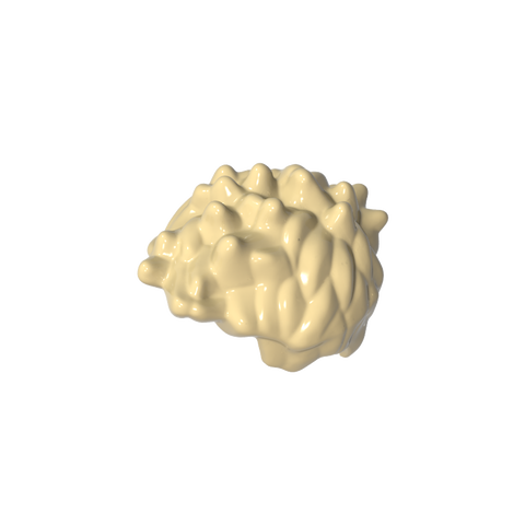 Gobricks,Minifig Hair Spiked,98385