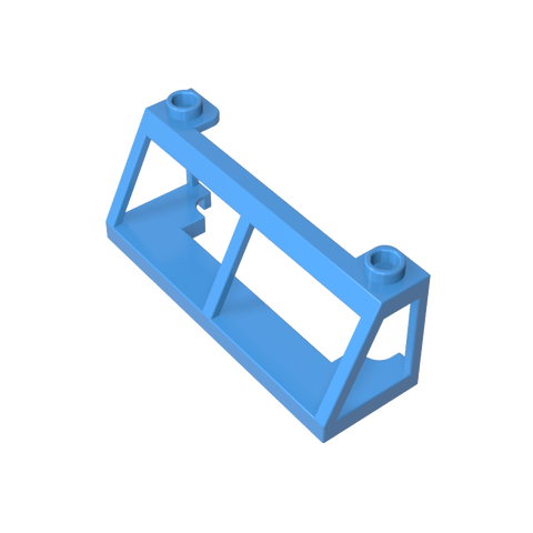 Gobricks,Windscreen 2 x 6 x 2 Train without Glass,13760