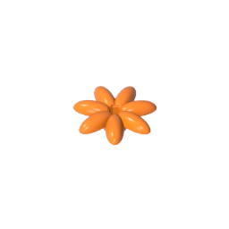 Gobricks,Plant, Outdoor Accessory Kit, Flower with 7 Thin Petals and Pin,95832,93081e