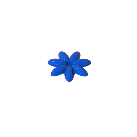 Gobricks,Plant, Outdoor Accessory Kit, Flower with 7 Thin Petals and Pin,95832,93081e