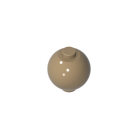 Gobricks,Brick Round 2 x 2 Sphere with Stud [Plain],20953