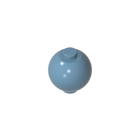 Gobricks,Brick Round 2 x 2 Sphere with Stud [Plain],20953