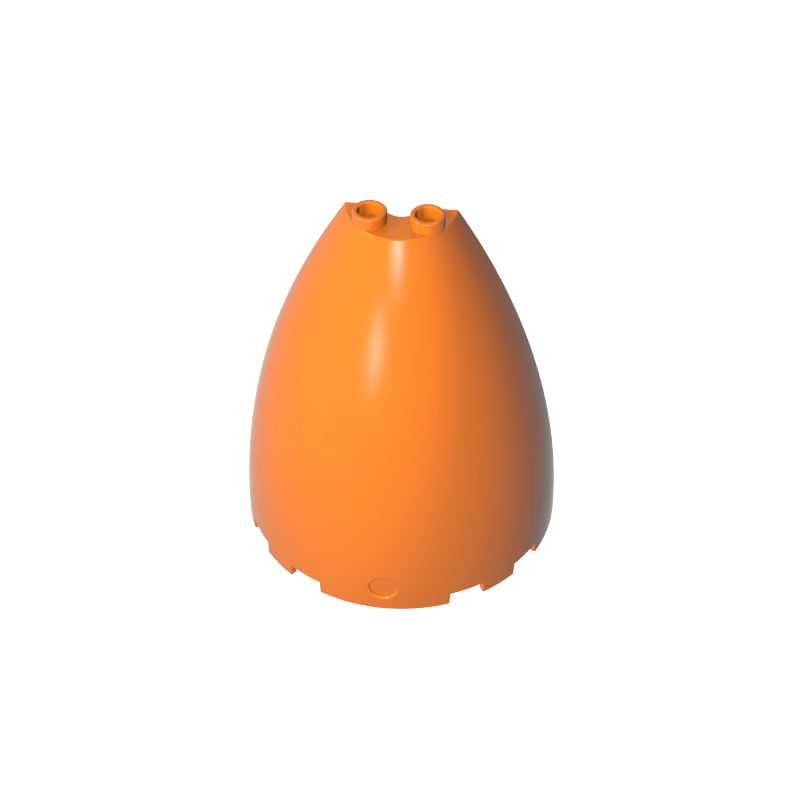 Gobricks,Cone Half 6 x 3 x 6 (Elliptic Paraboloid),18909