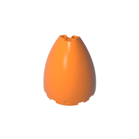 Gobricks,Cone Half 6 x 3 x 6 (Elliptic Paraboloid),18909