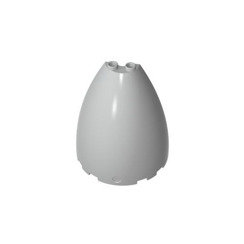 Gobricks,Cone Half 6 x 3 x 6 (Elliptic Paraboloid),18909