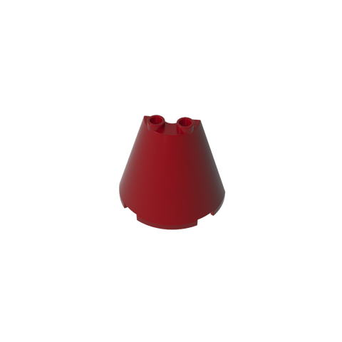 Gobricks,Cone Half 2 x 4 x 3,38317