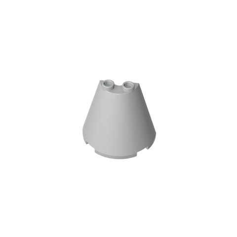 Gobricks,Cone Half 2 x 4 x 3,38317
