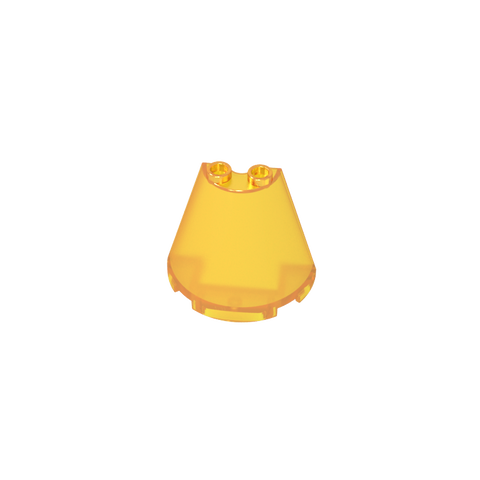 Gobricks,Cone Half 2 x 4 x 3,38317