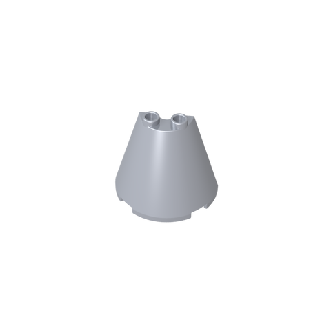 Gobricks,Cone Half 2 x 4 x 3,38317