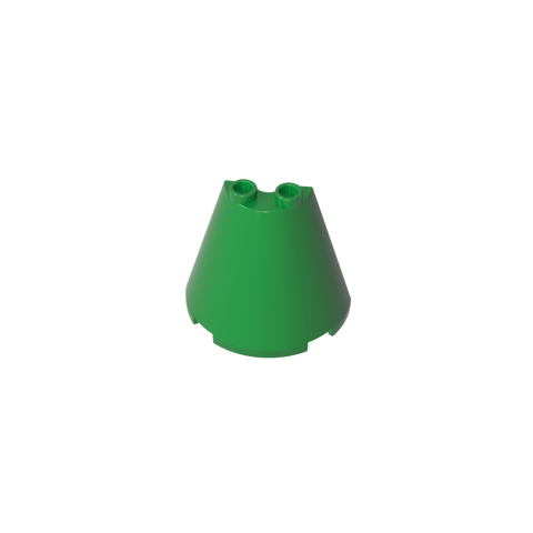 Gobricks,Cone Half 2 x 4 x 3,38317