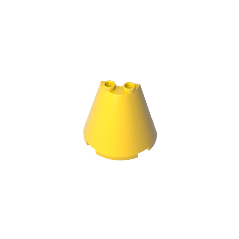 Gobricks,Cone Half 2 x 4 x 3,38317