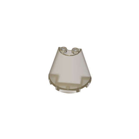 Gobricks,Cone Half 2 x 4 x 3,38317