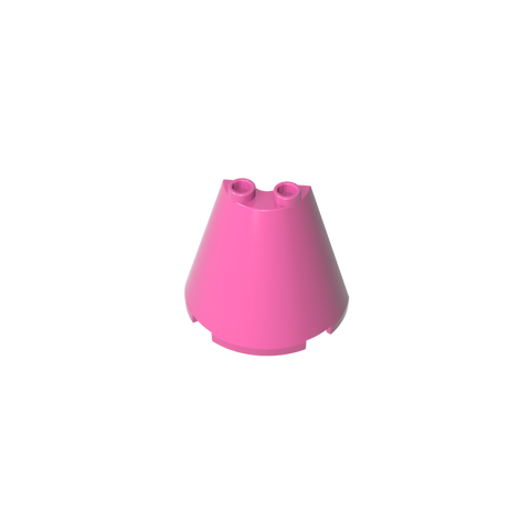 Gobricks,Cone Half 2 x 4 x 3,38317
