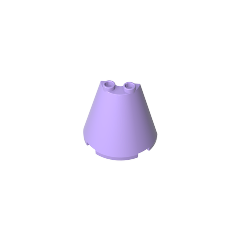 Gobricks,Cone Half 2 x 4 x 3,38317