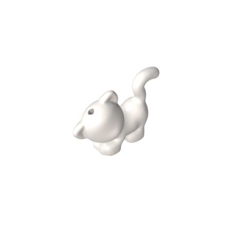 Gobricks,Animal, Cat, Standing, Looking Left [Plain],93089