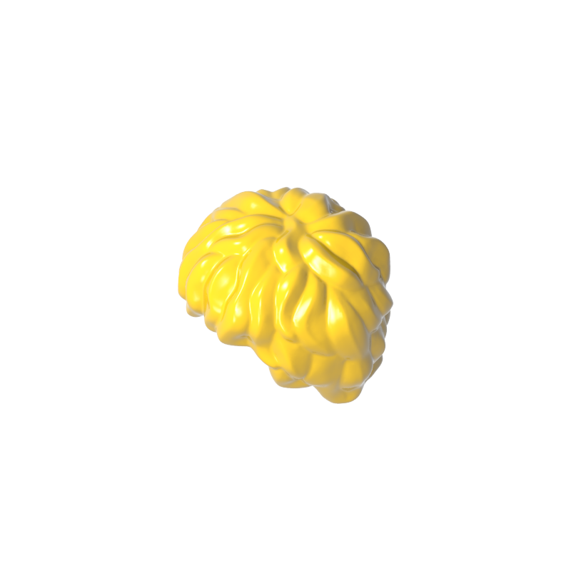 Gobricks,Minifig Hair Tousled,10048