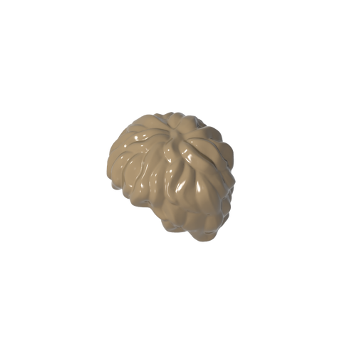 Gobricks,Minifig Hair Tousled,10048