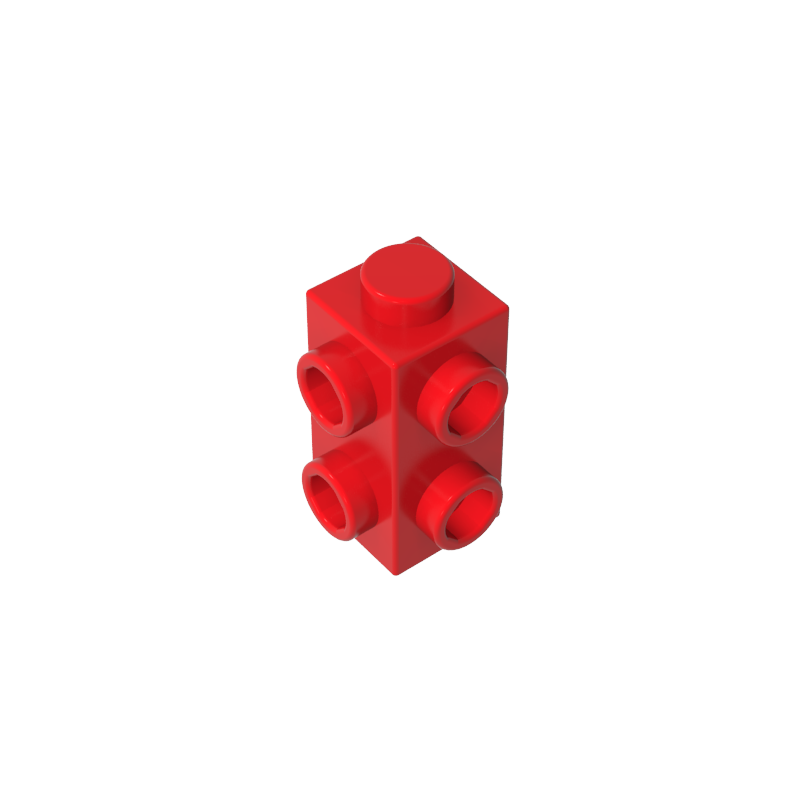 Gobricks,1x1x2 double sided brick with raised points,gds90140,gds90140-2