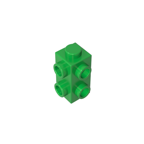 Gobricks,1x1x2 double sided brick with raised points,gds90140,gds90140-2
