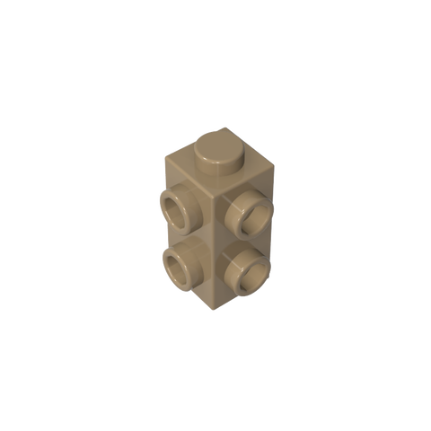 Gobricks,1x1x2 double sided brick with raised points,gds90140,gds90140-2