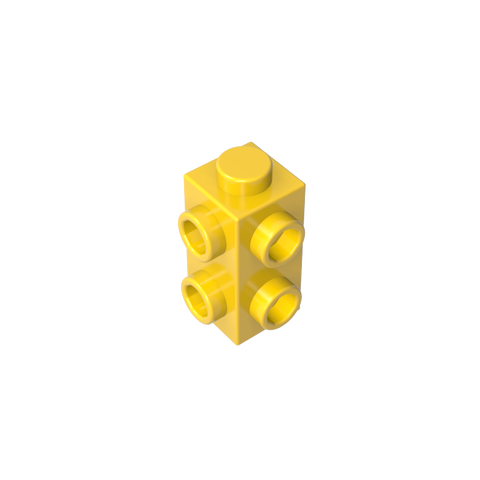 Gobricks,1x1x2 double sided brick with raised points,gds90140,gds90140-2