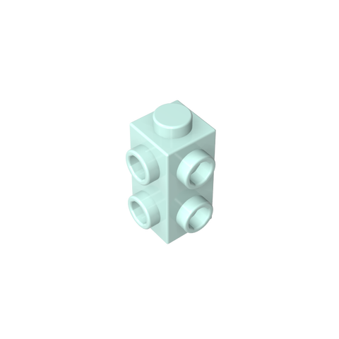 Gobricks,1x1x2 double sided brick with raised points,gds90140,gds90140-2