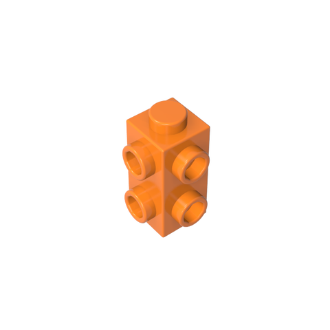 Gobricks,1x1x2 double sided brick with raised points,gds90140,gds90140-2