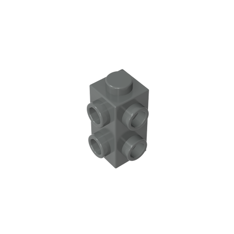 Gobricks,1x1x2 double sided brick with raised points,gds90140,gds90140-2