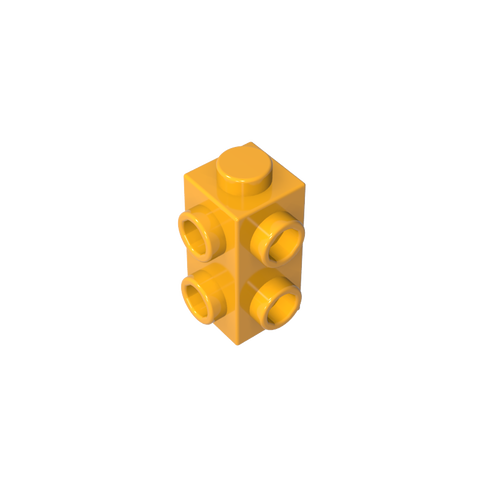 Gobricks,1x1x2 double sided brick with raised points,gds90140,gds90140-2