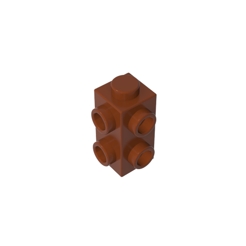Gobricks,1x1x2 double sided brick with raised points,gds90140,gds90140-2