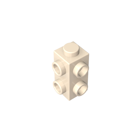 Gobricks,1x1x2 double sided brick with raised points,gds90140,gds90140-2