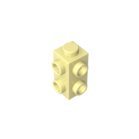 Gobricks,1x1x2 double sided brick with raised points,gds90140,gds90140-2