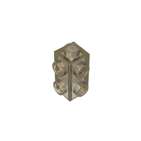 Gobricks,1x1x2 double sided brick with raised points,gds90140,gds90140-2
