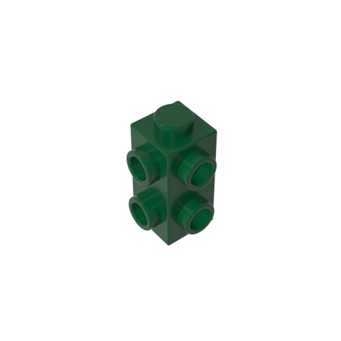 Gobricks,1x1x2 double sided brick with raised points,gds90140,gds90140-2