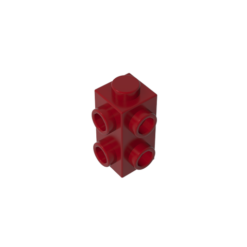 Gobricks,1x1x2 double sided brick with raised points,gds90140,gds90140-2