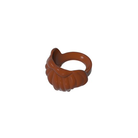 Gobricks,Minifig Neckwear Beard and Mustache, Short,93223