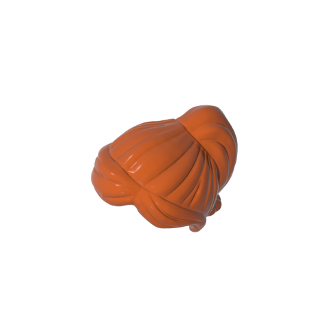 Gobricks,Minifig Hair Ponytail and Swept Sideways Fringe,87990