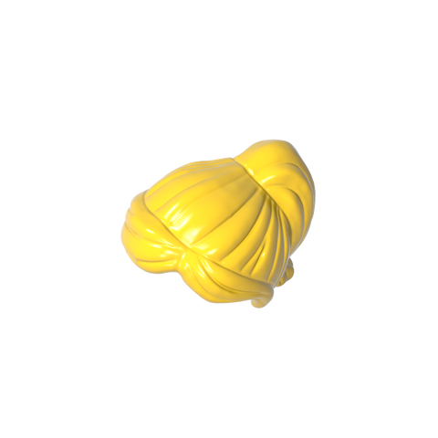 Gobricks,Minifig Hair Ponytail and Swept Sideways Fringe,87990