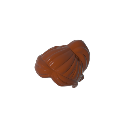 Gobricks,Minifig Hair Ponytail and Swept Sideways Fringe,87990