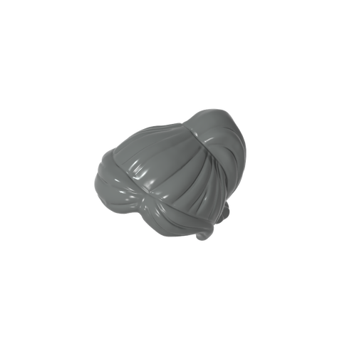 Gobricks,Minifig Hair Ponytail and Swept Sideways Fringe,87990