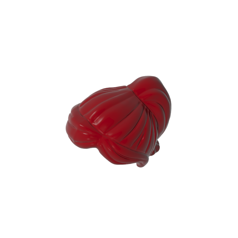 Gobricks,Minifig Hair Ponytail and Swept Sideways Fringe,87990