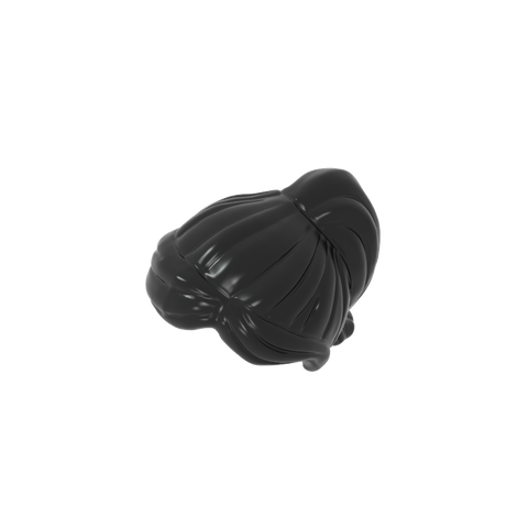 Gobricks,Minifig Hair Ponytail and Swept Sideways Fringe,87990