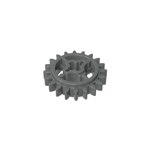 Gobricks,20 tooth gear with shaft hole,69779