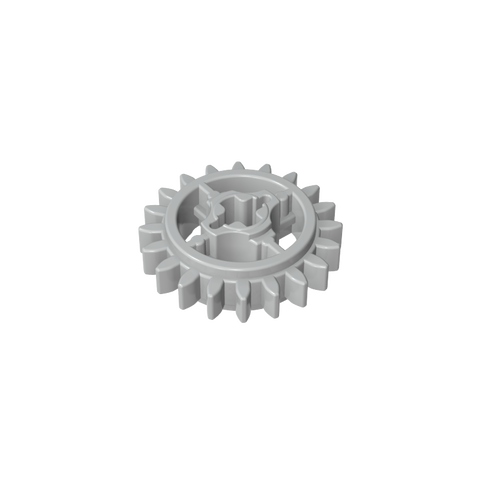 Gobricks,20 tooth gear with shaft hole,69779