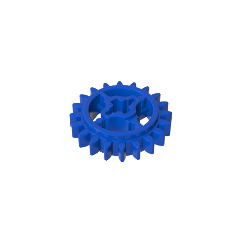 Gobricks,20 tooth gear with shaft hole,69779