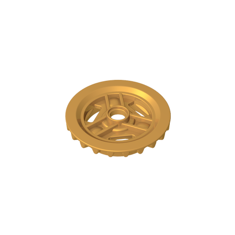 Gobricks,22 tooth gear with round hole,69761